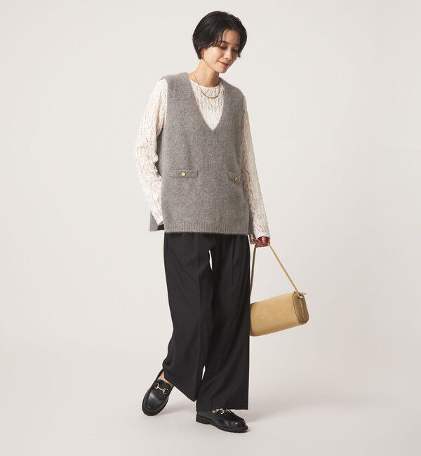 UNITED ARROWS green label relaxing「レース プルオーバー カットソー」|Tシャツ・カットソー|
