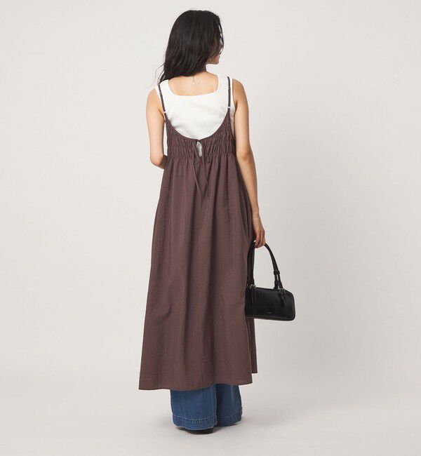 UNITED ARROWS green label relaxing「シャーリング キャミソール ワンピース」|ワンピース|