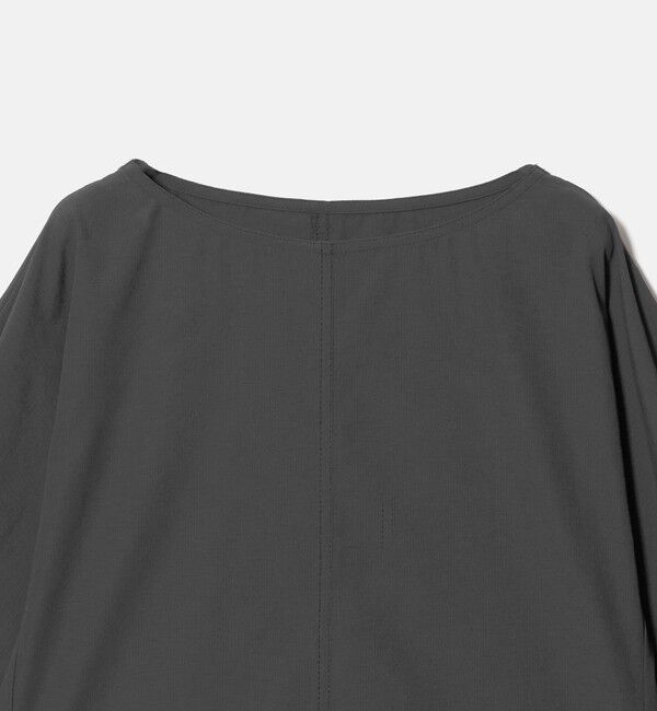 UNITED ARROWS green label relaxing「Breeze Cool ボートネック 7分袖 ブラウス マシンウォッシャブル 吸水速乾 通気性 UVカット」|シャツ・ブラウス|