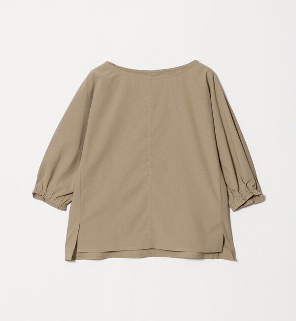 UNITED ARROWS green label relaxing「Breeze Cool ボートネック 7分袖 ブラウス マシンウォッシャブル 吸水速乾 通気性 UVカット」|シャツ・ブラウス|