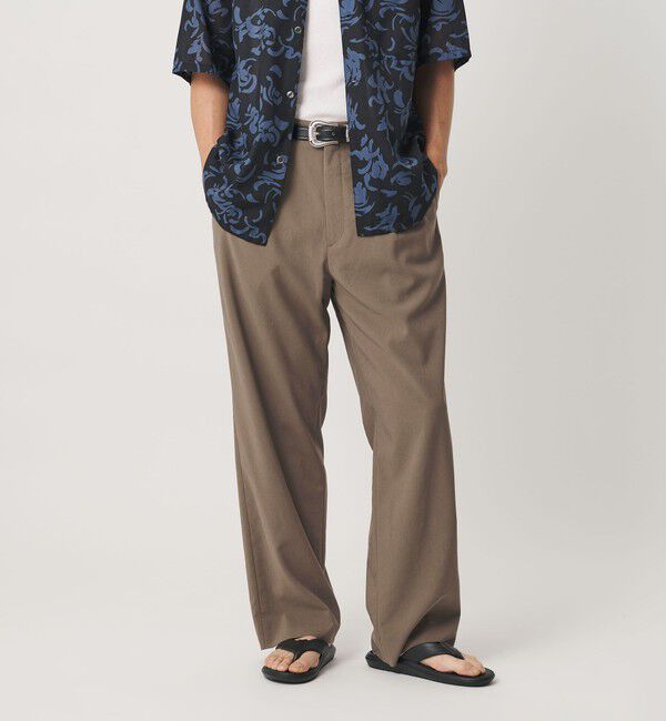 BEAUTY&YOUTH UNITED ARROWS「リネン ミックス テーパード スラックス NO.9」|チノ|MOCA