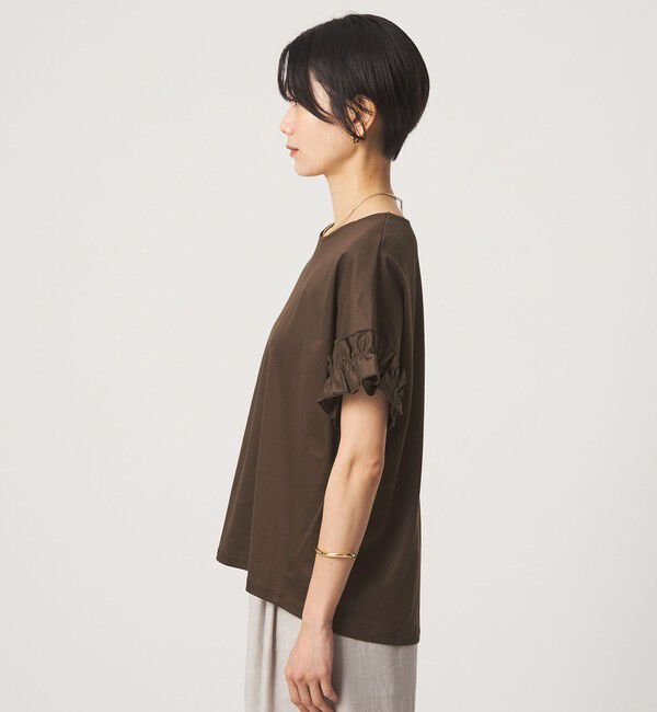 UNITED ARROWS green label relaxing「ソデフリル Tシャツ 汗染み防止」|Tシャツ・カットソー|
