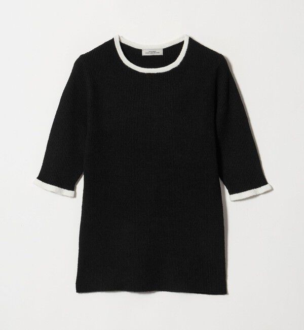 UNITED ARROWS green label relaxing「ハイショク リブ ハーフスリーブ プルオーバー ニット」|ニット・セーター|