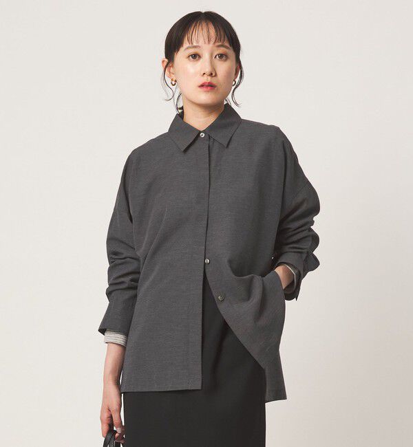 UNITED ARROWS green label relaxing「MANTECO シャツ」|シャツ・ブラウス|DK.GRAY
