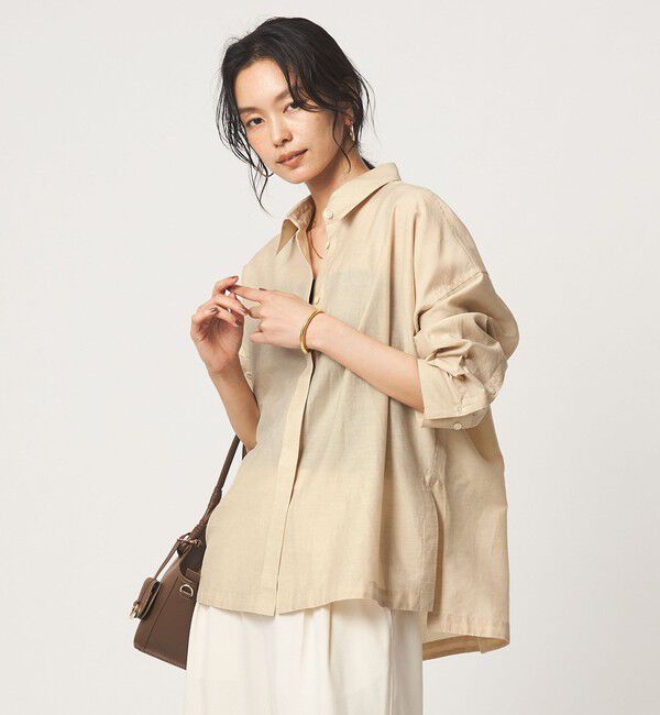 UNITED ARROWS green label relaxing「MANTECO シャツ」|シャツ・ブラウス|NATURAL