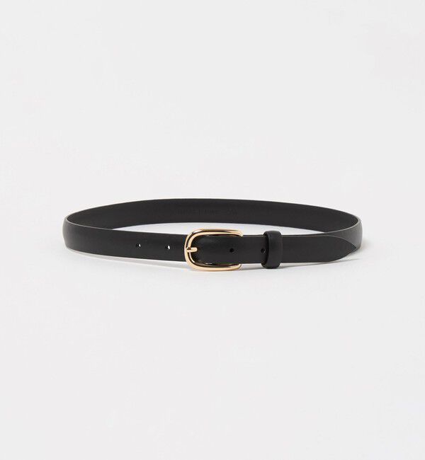 EMMEL REFINES「＜LEFIJE＞ハーフオーバルバックル ベルト＜ Select by EMMEL REFINES ＞」|ベルト|BLACK