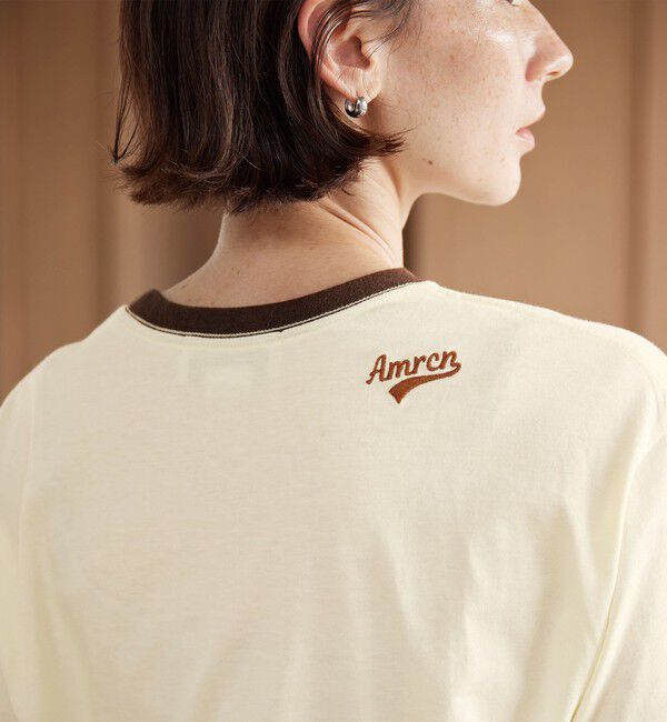 BEAUTY&YOUTH UNITED ARROWS「【WEB限定/別注】＜Americana＞リンガーTシャツ」|Tシャツ・カットソー|