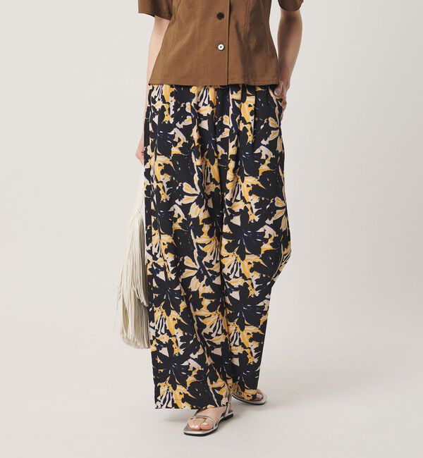 BEAUTY&YOUTH UNITED ARROWS「【WEB限定】フラワープリント イージーパンツ ウォッシャブル」|その他|ORANGE