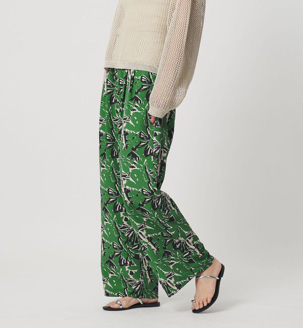 BEAUTY&YOUTH UNITED ARROWS「【WEB限定】フラワープリント イージーパンツ ウォッシャブル」|その他|