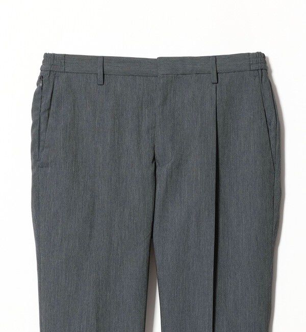 UNITED ARROWS「テックデニム 1プリーツ パンツ UA COZY ウォッシャブル ヨコストレッチ」|スラックス|