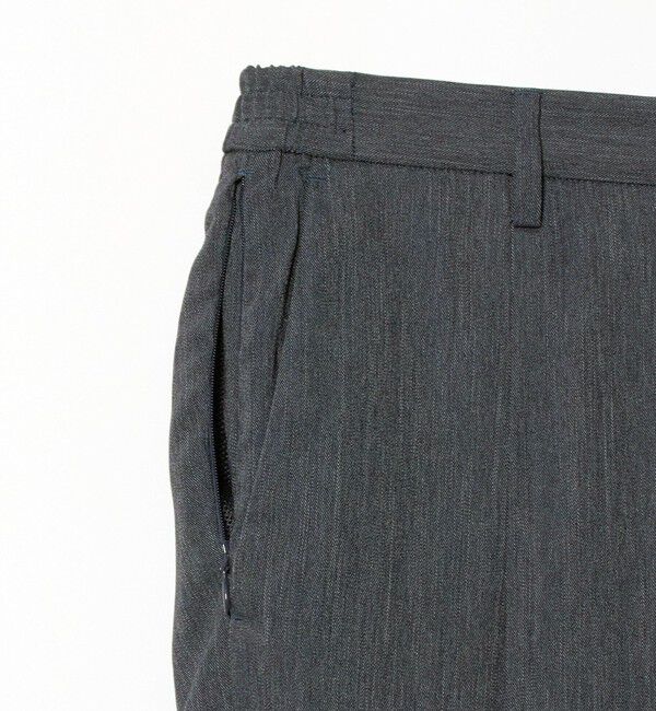 UNITED ARROWS「テックデニム 1プリーツ パンツ UA COZY ウォッシャブル ヨコストレッチ」|スラックス|