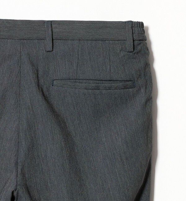 UNITED ARROWS「テックデニム 1プリーツ パンツ UA COZY ウォッシャブル ヨコストレッチ」|スラックス|