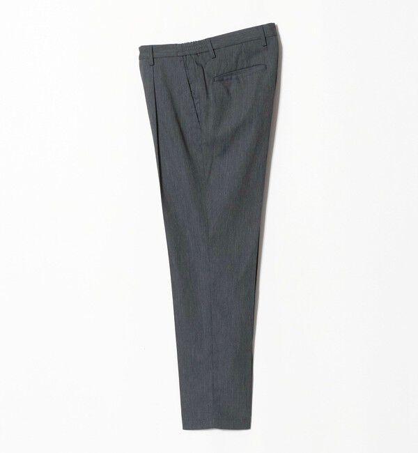 UNITED ARROWS「テックデニム 1プリーツ パンツ UA COZY ウォッシャブル ヨコストレッチ」|スラックス|