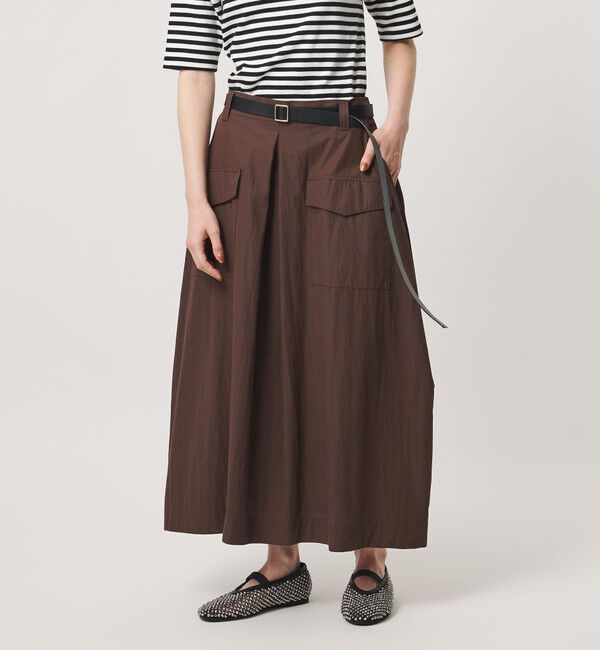 UNITED ARROWS「ポケット コクーン シルエット スカート」|スカート|