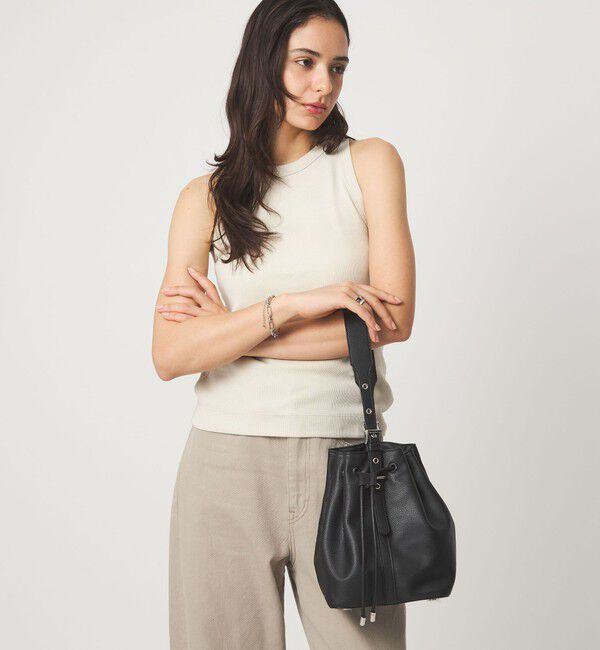 UNITED ARROWS green label relaxing「ドロスト ショルダーバッグ」|ショルダー・メッセンジャー|BLACK