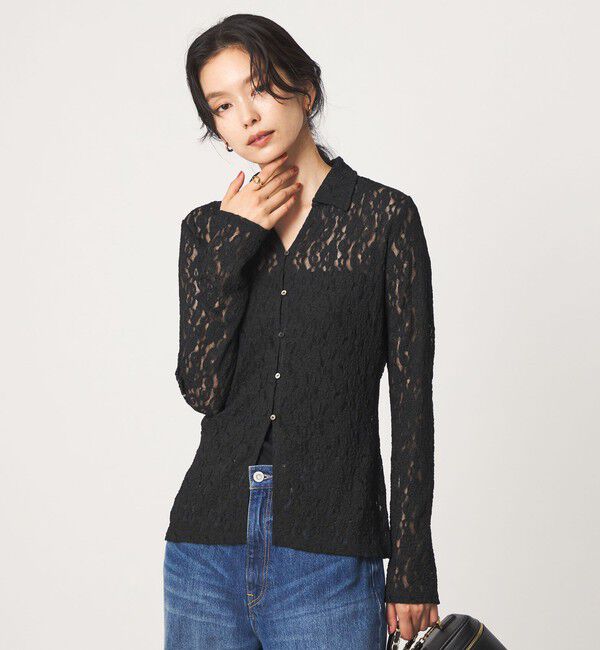 UNITED ARROWS green label relaxing「レース スキッパー カットソー」|Tシャツ・カットソー|