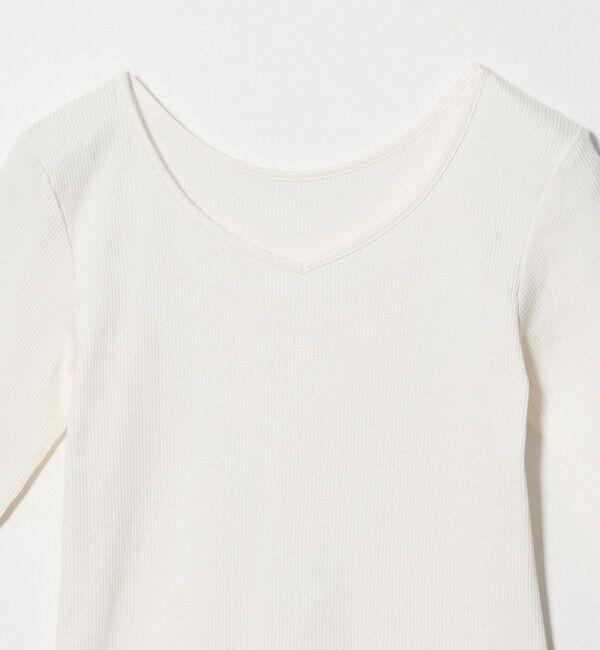 UNITED ARROWS green label relaxing「ブライトリブ 2WAY 5分袖 プルオーバー カットソー」|Tシャツ・カットソー|