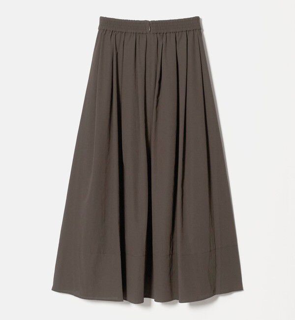UNITED ARROWS green label relaxing「Breeze Cool タック スカート 2 マシンウォッシャブル 通気性 UVカット」|フレア|