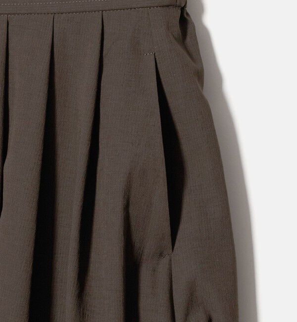 UNITED ARROWS green label relaxing「Breeze Cool タック スカート 2 マシンウォッシャブル 通気性 UVカット」|フレア|