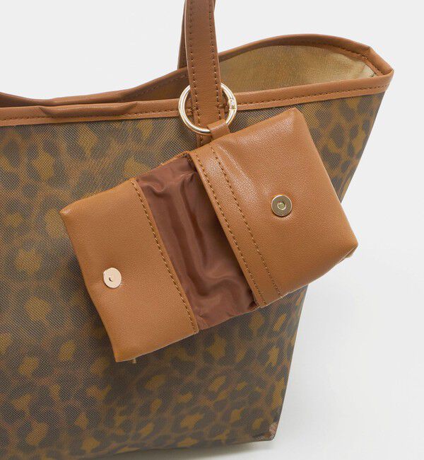 UNITED ARROWS green label relaxing「レオパードプリント メッシュ トートバッグ」|トートバッグ|