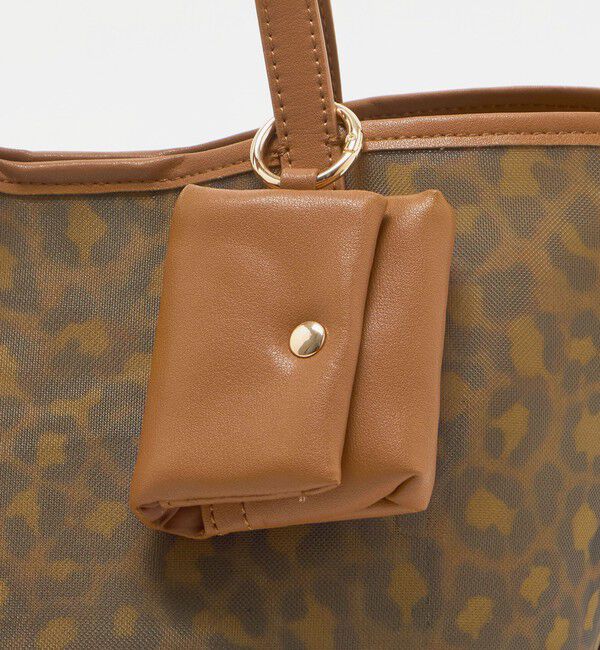 UNITED ARROWS green label relaxing「レオパードプリント メッシュ トートバッグ」|トートバッグ|