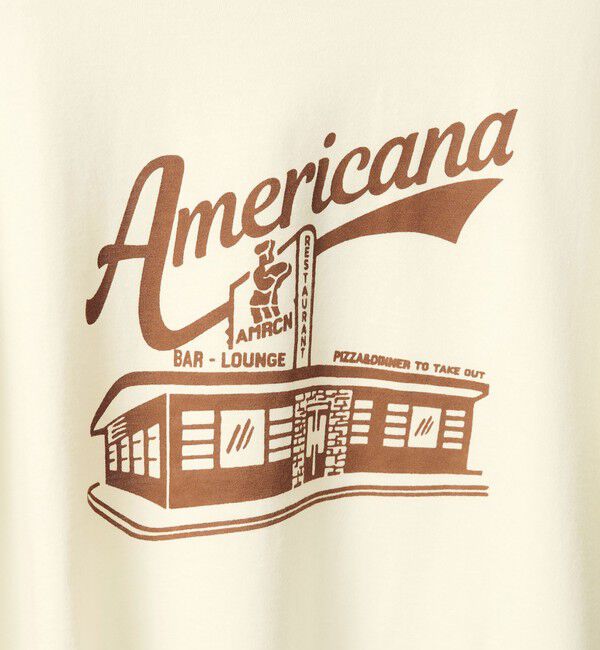BEAUTY&YOUTH UNITED ARROWS「【WEB限定/別注】＜Americana＞リンガーTシャツ」|Tシャツ・カットソー|