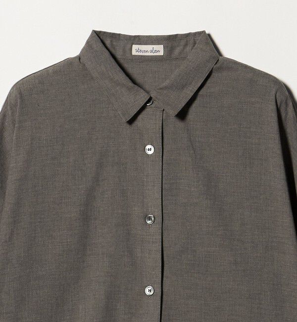 STEVEN ALAN「＜Steven Alan＞メランジ コットン ドルマン スリーブ シャツ」|シャツ・ブラウス|