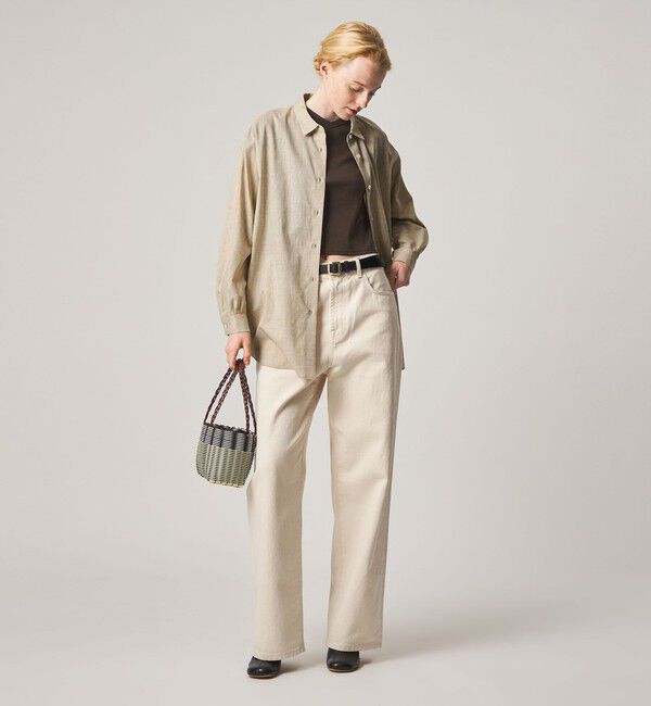 STEVEN ALAN「＜Steven Alan＞メランジ コットン ドルマン スリーブ シャツ」|シャツ・ブラウス|
