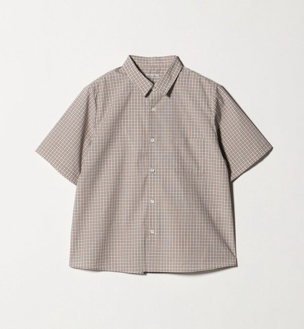 STEVEN ALAN「＜Steven Alan＞チェック ショートスリーブ シャツ」|シャツ・ブラウス|
