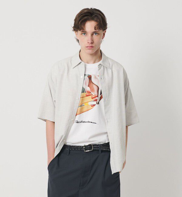 BEAUTY&YOUTH UNITED ARROWS「ツイードライク テクスチャード レギュラー シャツ GRANDE型」|シャツ・ブラウス|
