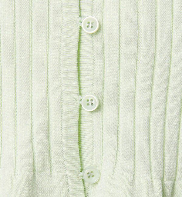 BEAUTY&YOUTH UNITED ARROWS「【WEB限定 Wardrobe DAILY MINIMAL】ペプラム2WAY ノースリーブリブニット ウォッシャブル」|ニット・セーター|