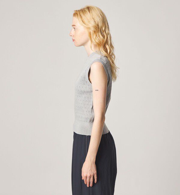 STEVEN ALAN「＜Steven Alan＞アイレット リブ ベスト」|ニット・セーター|