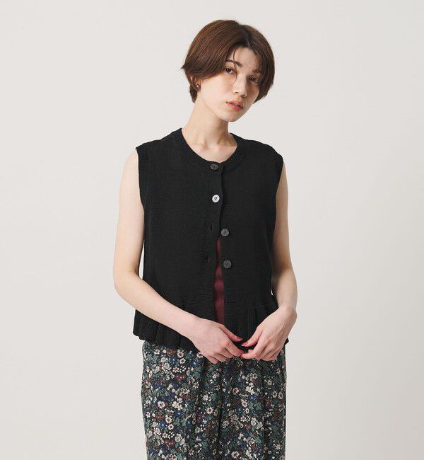 BEAUTY&YOUTH UNITED ARROWS「コットン ペプラム 2WAY ベスト ウォッシャブル」|ベスト・ジレ|