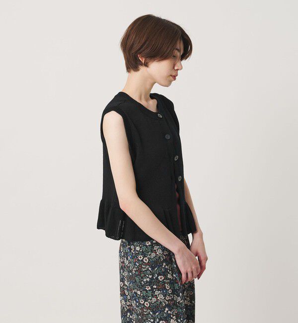 BEAUTY&YOUTH UNITED ARROWS「コットン ペプラム 2WAY ベスト ウォッシャブル」|ベスト・ジレ|