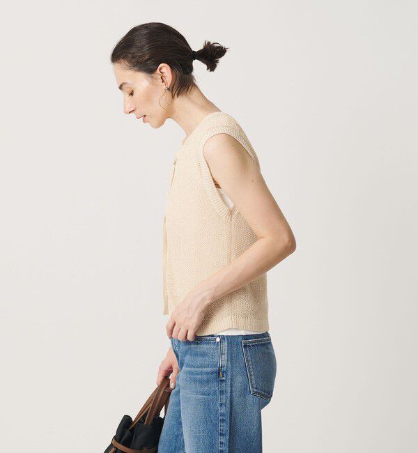 BEAUTY&YOUTH UNITED ARROWS「フロントボタン ノースリーブニット プルオーバー」|ベスト・ジレ|