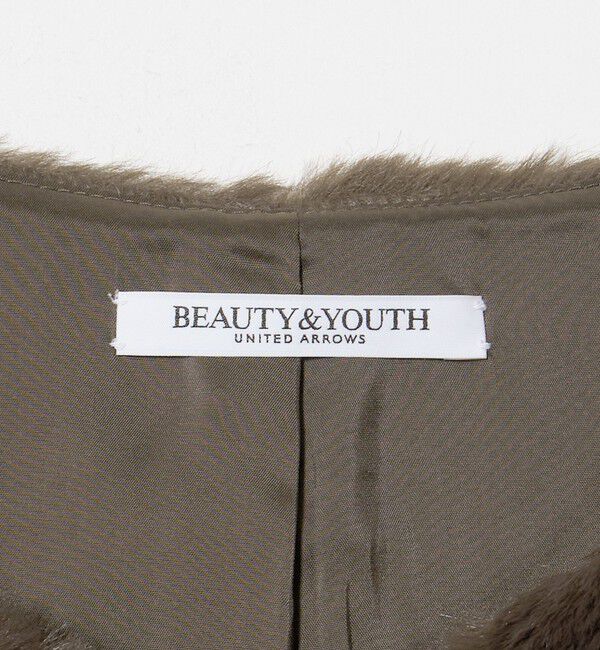 BEAUTY&YOUTH UNITED ARROWS「ポリエステル フェイクファー ベスト」|ベスト・ジレ|