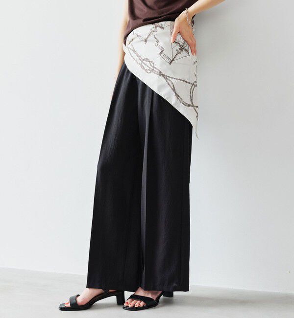 UNITED ARROWS green label relaxing「ドライクロス ニーハイワイド マシンウォッシャブル ストレッチ 吸水速乾 通気性」|その他|
