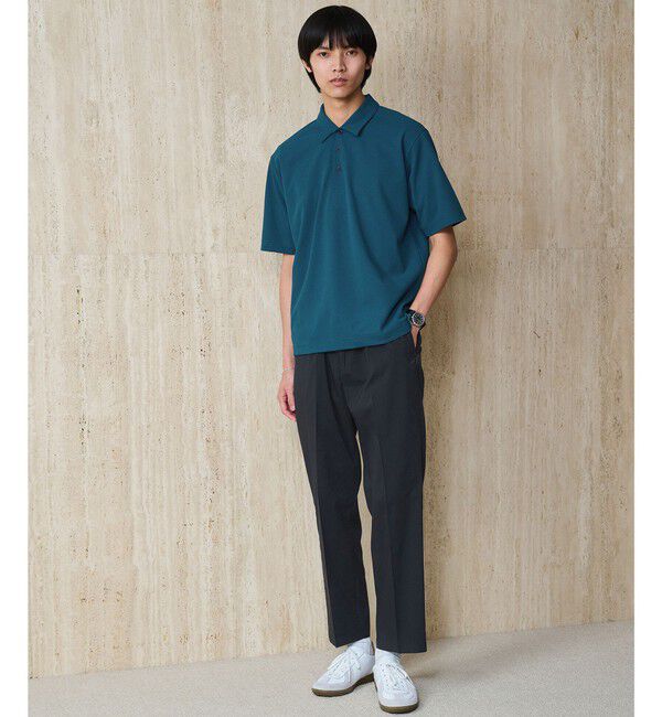 UNITED ARROWS green label relaxing「Somarti カノコ 半袖 ポロシャツ -遮熱・UVカット・吸水速乾-」|ポロシャツ|