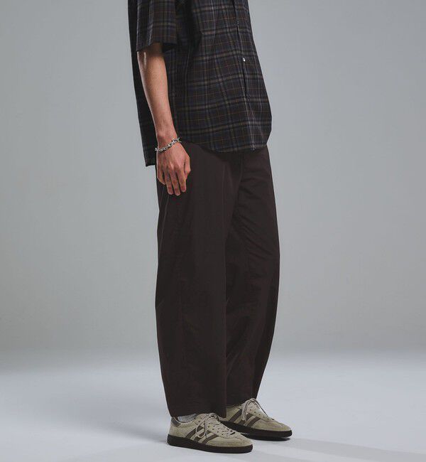 UNITED ARROWS green label relaxing「ナイロン ツイル バレル ユーティリティ パンツ W4 -ストレッチ・接触冷感-」|その他|DK.BROWN