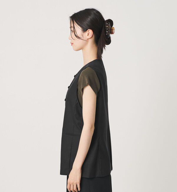 BEAUTY&YOUTH UNITED ARROWS「セルロースナイロンオックス クルーネック ベスト」|ベスト・ジレ|