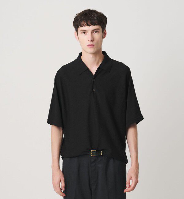 BEAUTY&YOUTH UNITED ARROWS「リネン ブリーズ ドルマン 3B ポロニット ウォッシャブル」|ニット・セーター|