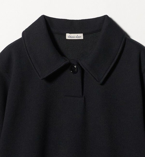 STEVEN ALAN「＜Steven Alan＞ブークレ ダンボール ワンボタン ハーフスリーブ プルオーバー ライト」|Tシャツ・カットソー|