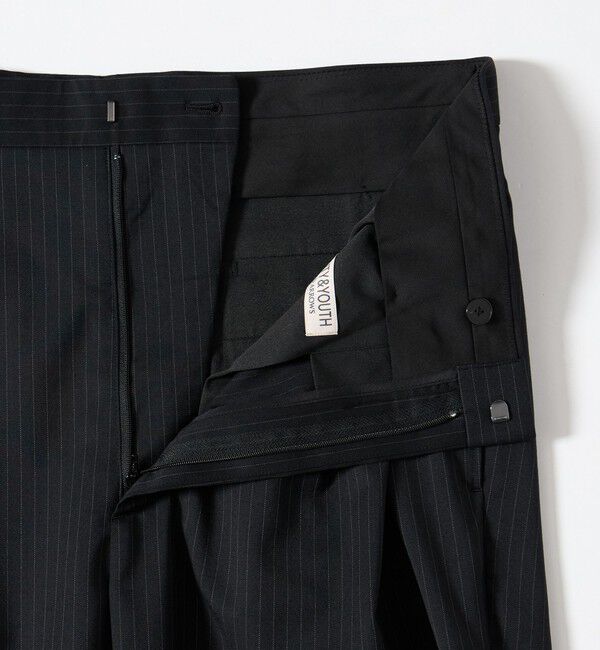 BEAUTY&YOUTH UNITED ARROWS「トロピカル ワイド テーパード スラックス NO.9 ウォッシャブル」|チノ|