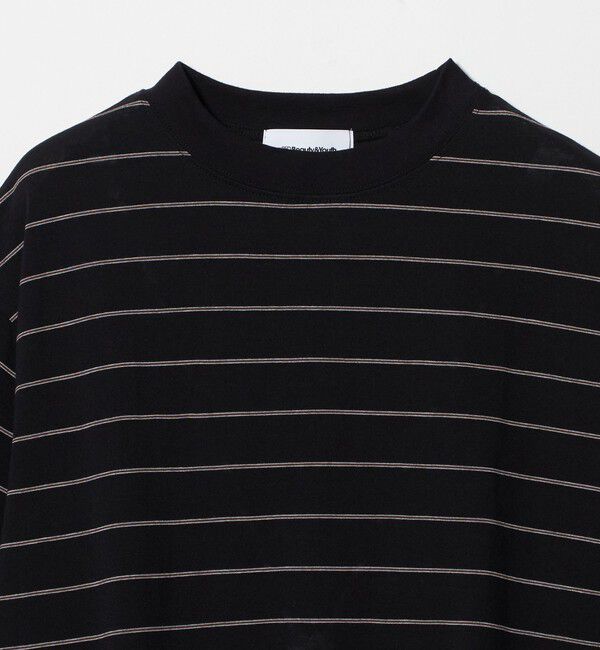 BEAUTY&YOUTH UNITED ARROWS「コットンポリエステル ボーダー ハーフスリーブTシャツ」|Tシャツ・カットソー|