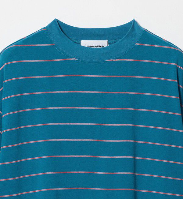 BEAUTY&YOUTH UNITED ARROWS「コットンポリエステル ボーダー ハーフスリーブTシャツ」|Tシャツ・カットソー|