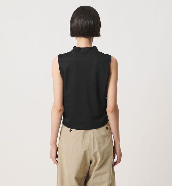 UNITED ARROWS「＜MIYAGI YUKA&times;TO UNITED ARROWS＞スタンドカラー ノースリーブ カットソー」|Tシャツ・カットソー|