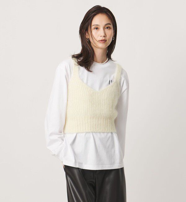 UNITED ARROWS「モヘヤ アゼ キャミソール ニット」|ニット・セーター|
