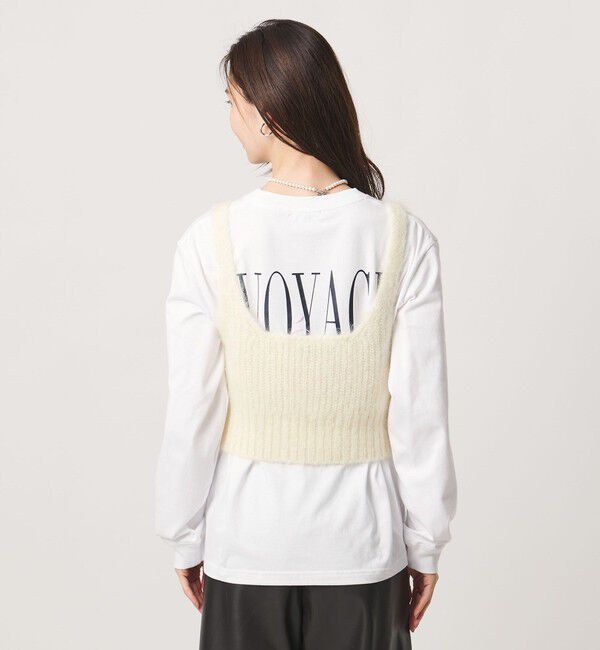UNITED ARROWS「モヘヤ アゼ キャミソール ニット」|ニット・セーター|