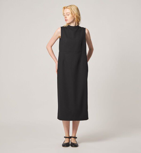 STEVEN ALAN「＜Steven Alan＞バック ホルターネック ノースリーブ ワンピース」|ワンピース|BLACK