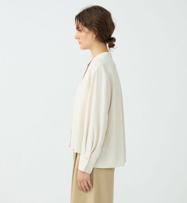 Ballsey「サンディジョーゼット ボックスシルエットブラウス」|シャツ・ブラウス|